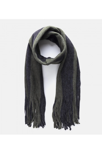 Zaļā-pelēka šalle ar... 2