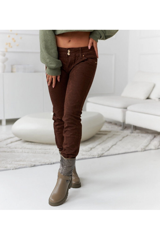 Brūna raksta Lévesque bikses Brūna raksta Lévesque bikses