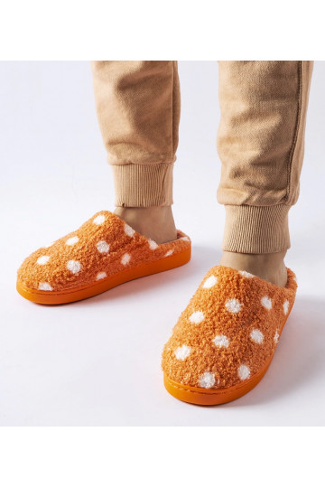 Oranžas siltas čības ar... 2