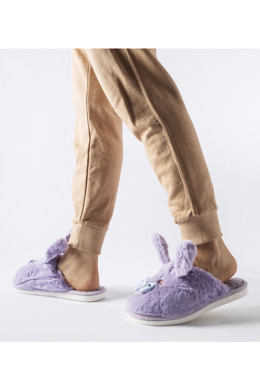 Violetas čības ar ausīm un banti Bruna Violetas čības ar ausīm un banti Bruna