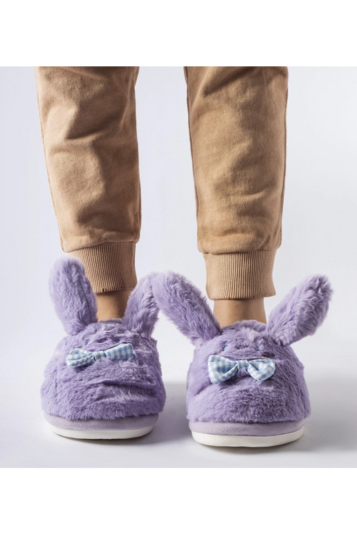 Violetas čības ar ausīm un banti Bruna Violetas čības ar ausīm un banti Bruna