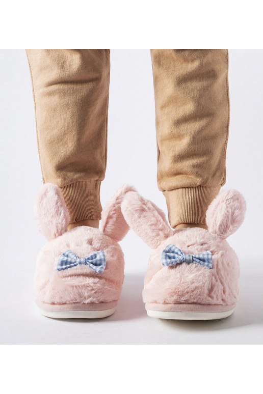 Bruno rozā čības ar ausīm un banti Bruno rozā čības ar ausīm un banti