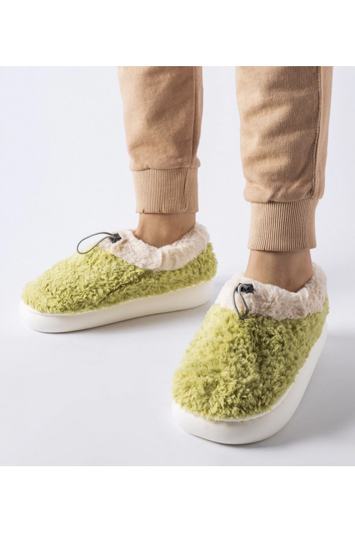 Zaļas siltas čības ar slēgtu papēdi... Zaļas siltas čības ar slēgtu papēdi...