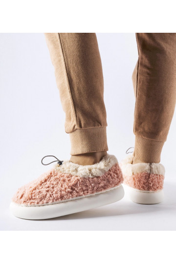 Rozā siltas čības ar slēgtu... 2