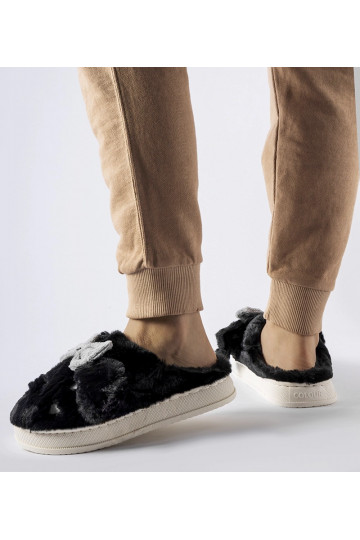 Melnas siltas čības ar... 2