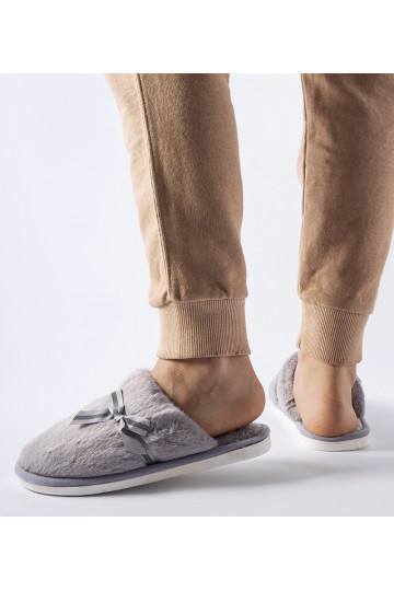 Pelēkas siltas čības ar... 2