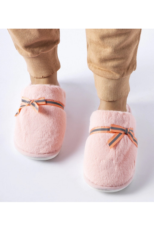 Rozā siltas čības ar banti Antoņina Rozā siltas čības ar banti Antoņina