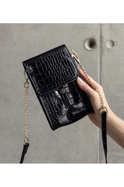 Melna soma dekorēta ar Decatur reljefu