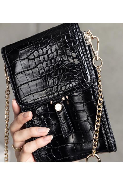 Melna soma dekorēta ar Decatur reljefu