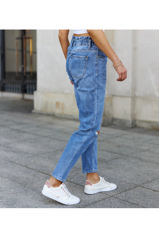 Putzu apgrūtināti papīra maisiņu džinsi Putzu apgrūtināti papīra maisiņu džinsi