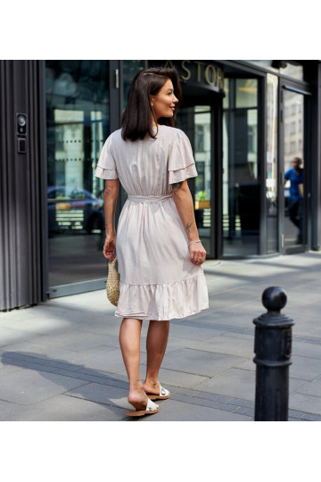 Bēša midi kleita ar Sagasa... 2