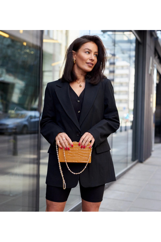 Dzeltena ,,bagāžnieka'' soma uz ķēdes...