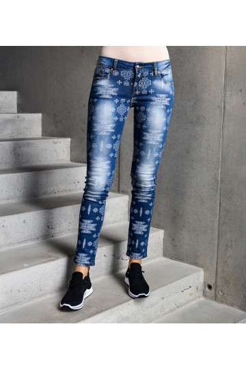 Meladia raksta slim fit...