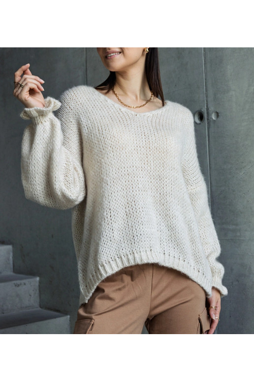 Bēšs V veida kakla džemperis Gista Bēšs V veida kakla džemperis Gista