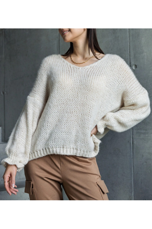 Bēšs V veida kakla džemperis Gista Bēšs V veida kakla džemperis Gista