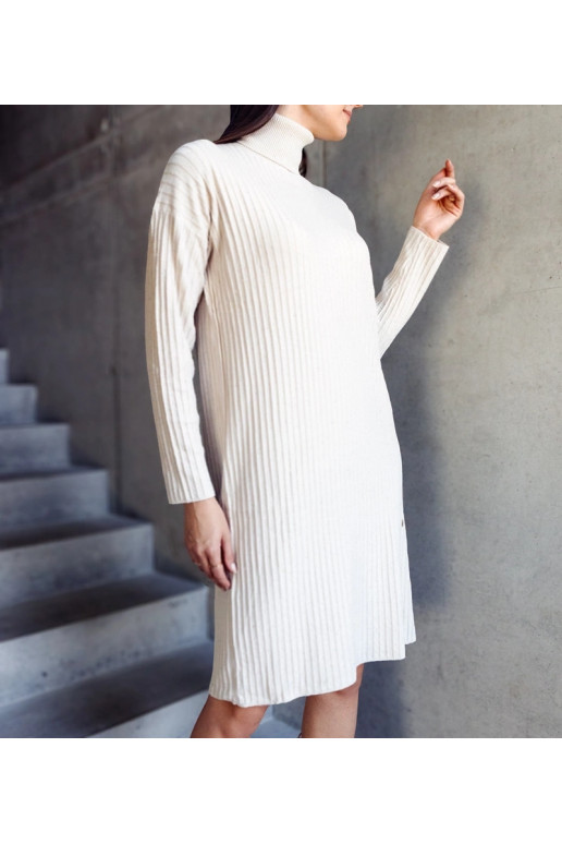 Bēša mirdzoša Midi kleita ar apkakli... Bēša mirdzoša Midi kleita ar apkakli...