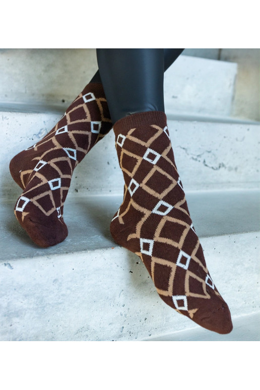 Melnbaltas siltās zeķes Sella Melnbaltas siltās zeķes Sella