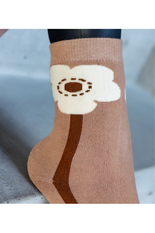 Brūnas siltas zeķes Sella Brūnas siltas zeķes Sella