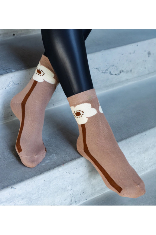 Brūnas siltas zeķes Sella Brūnas siltas zeķes Sella