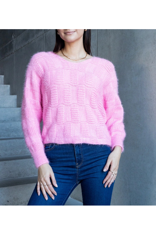 Neveri Rozā V veida kakla džemperis Neveri Rozā V veida kakla džemperis