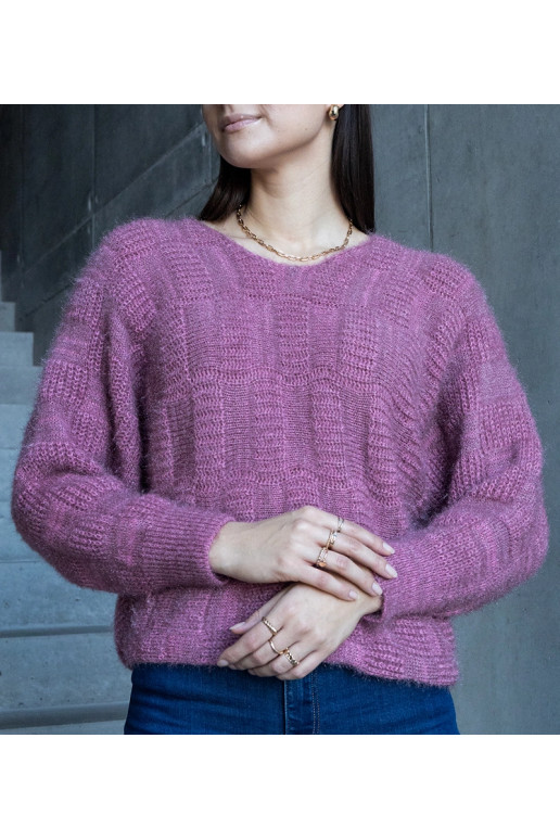 Neveri Rozā V veida kakla džemperis Neveri Rozā V veida kakla džemperis