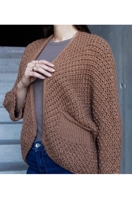 Tumši bēšs Nira wrap jaciņš