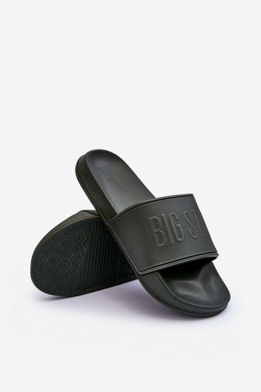 Vieglas čības  Big Star MM174324 haki krāsas Vieglas čības  Big Star MM174324 haki krāsas