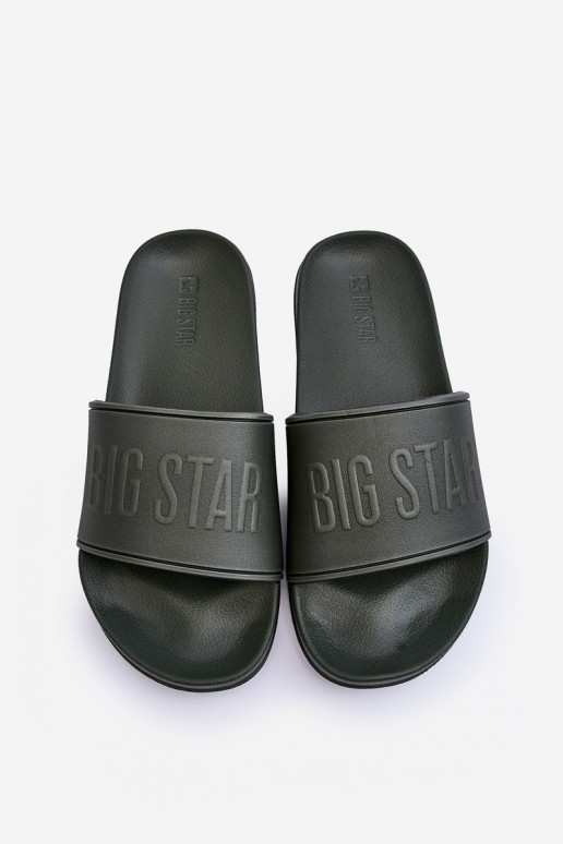 Vieglas čības  Big Star MM174324 haki krāsas Vieglas čības  Big Star MM174324 haki krāsas