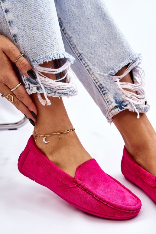 Zamšādas mokasīni  rozā krāsas Morreno