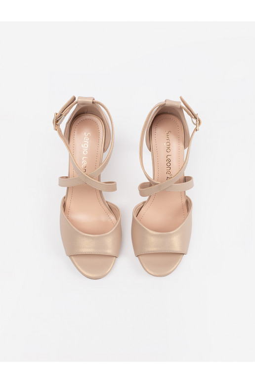 sandales   perłowe Sergio Leone