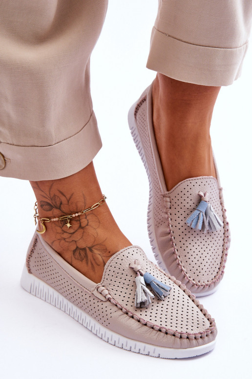 Moteriškie mokasinai ar caurumu...