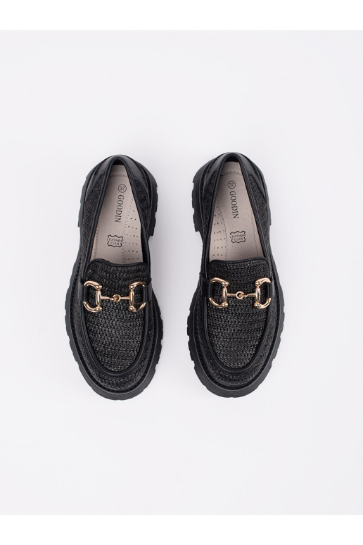 Melns Spīdīgi mokasīni  Melns Spīdīgi mokasīni