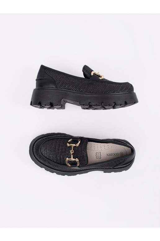 Melns Spīdīgi mokasīni  Melns Spīdīgi mokasīni