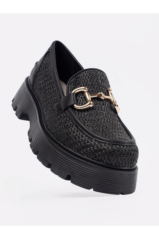 Melns Spīdīgi mokasīni  Melns Spīdīgi mokasīni