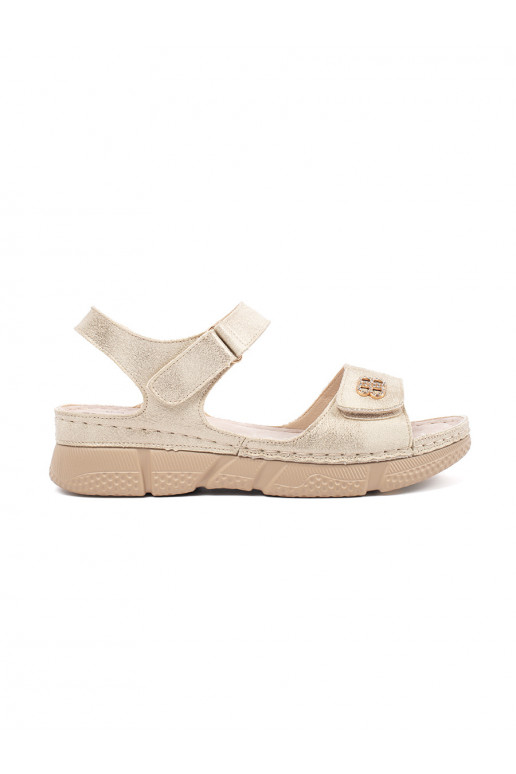 Zelta krāsas kurpes 