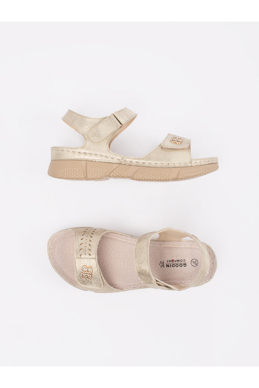 Zelta krāsas kurpes 