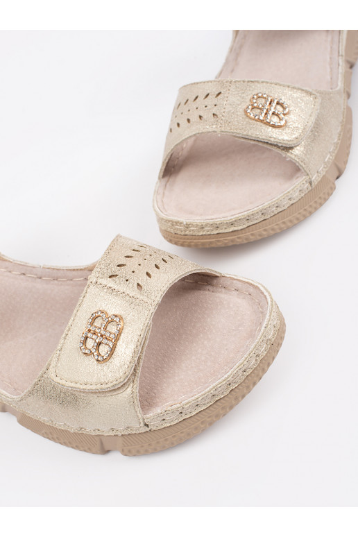 Zelta krāsas kurpes 