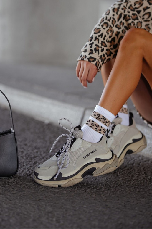 Zeķes  Dwa Ar punktiņiem  baltas krāsas