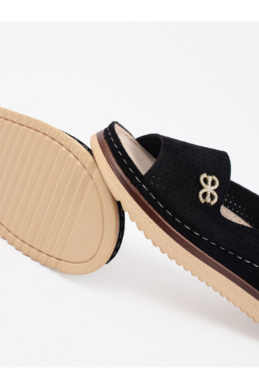  miękkie kurpes Melnas krāsas