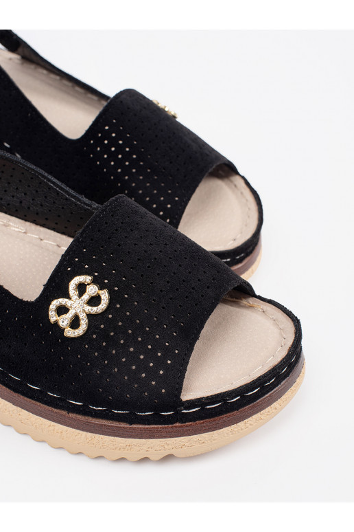  miękkie kurpes Melnas krāsas