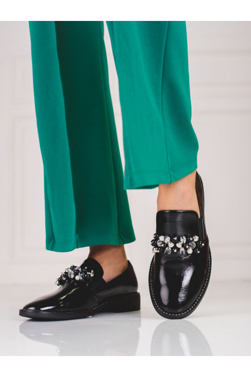 Laque kurpes Shelovet Melnas krāsas