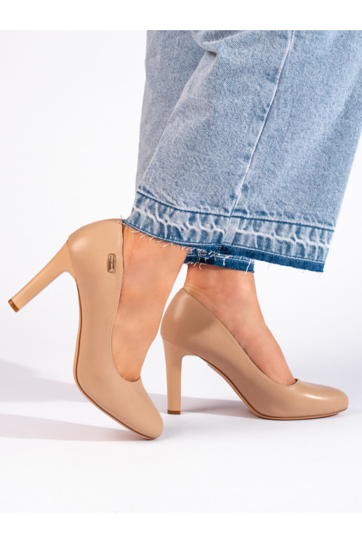 Klasiska modeļa smilšu krāsas puszābaki Sergio Leone