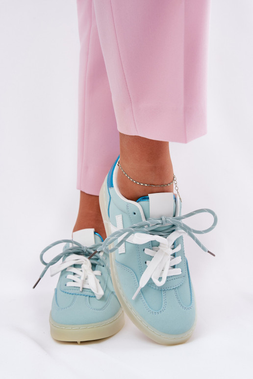  sporta apavi  ar leoparda kažokādas rakstu piparmētras krāsas Zelevelis