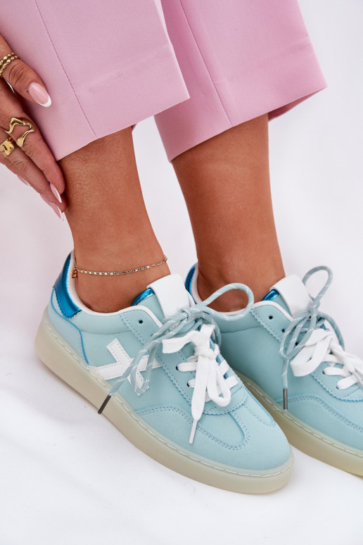  sporta apavi  ar leoparda kažokādas rakstu piparmētras krāsas Zelevelis