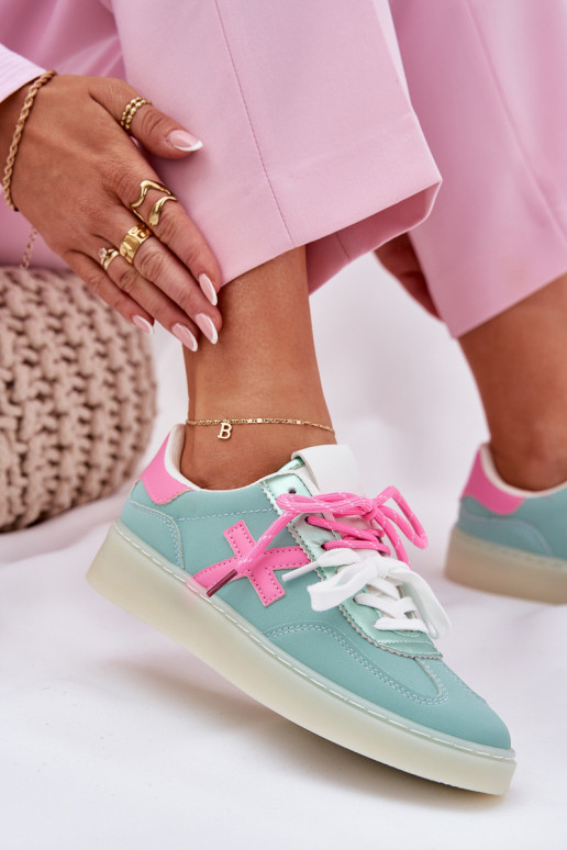  sporta apavi  ar leoparda kažokādas rakstu Rozā krāsas Zelevelis