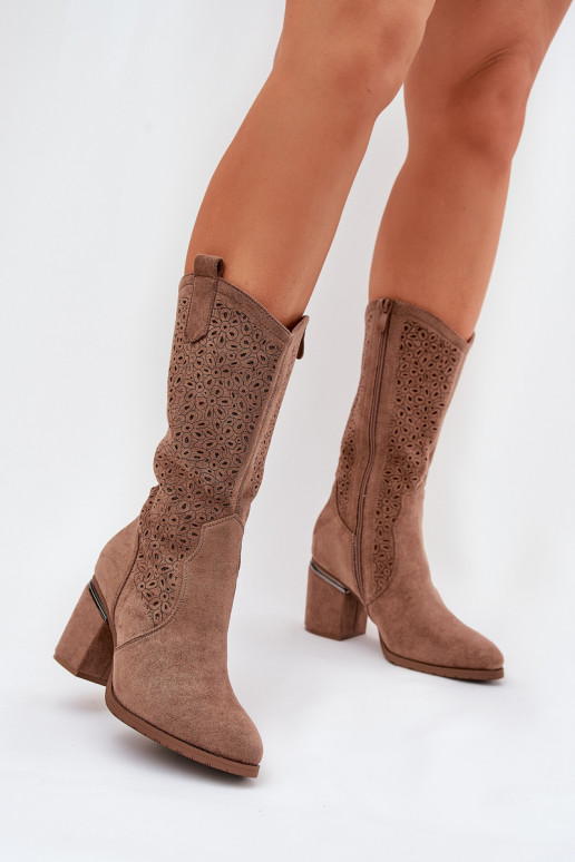  garie zābaki   S.Barski HY51-238 brūnas krāsas