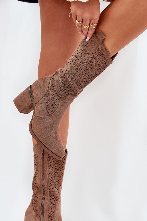  garie zābaki   S.Barski HY51-238 brūnas krāsas