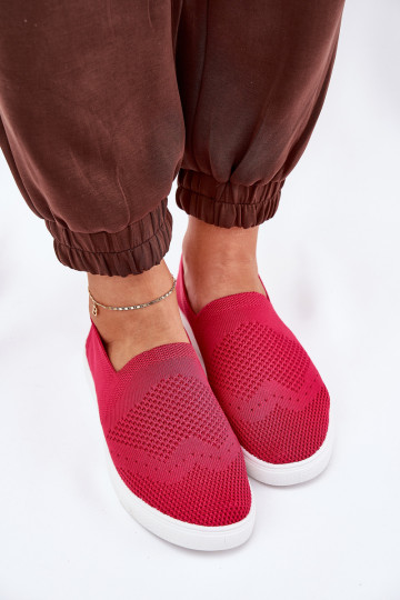 Sporta apavi Slip-on Big Star FF274A605 rozā krāsas