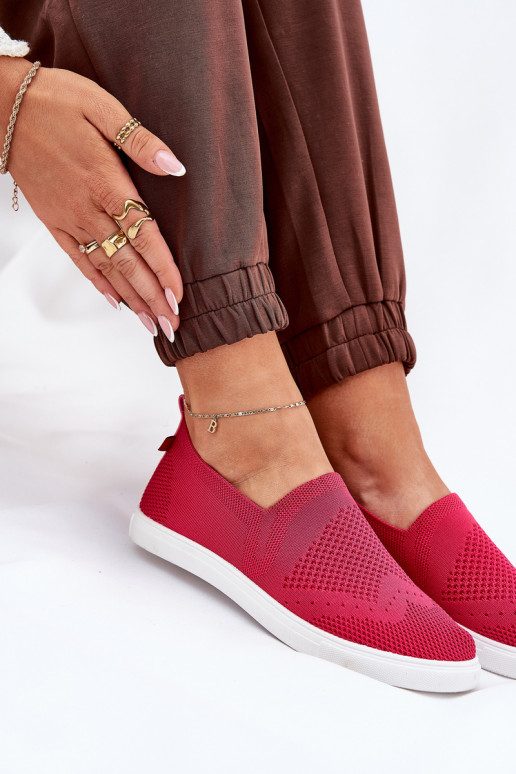 Moteriški sporta apavi Slip-on Big Star FF274A605 rozā krāsā