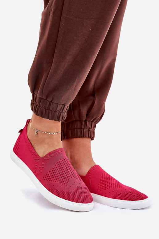 Moteriški sporta apavi Slip-on Big Star FF274A605 rozā krāsā